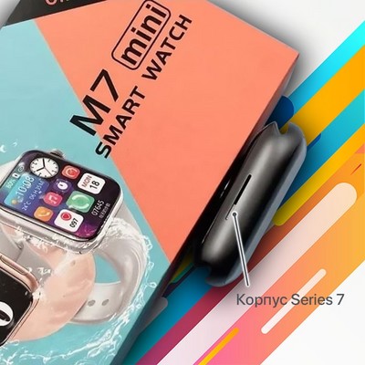 Умные часы SmartWatch M7 mini 41мм, Black - фото 15916