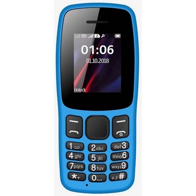 Мобильный телефон NOKIA 106 Dual SIM TA-1114, light blue - фото 18246