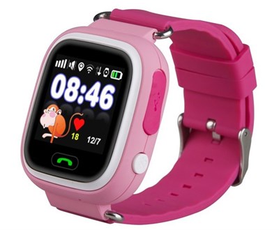 Умные часы Smart Baby Watch Q90 Pink - фото 11321