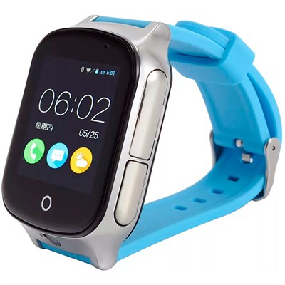 Умные часы Smart Baby Watch T100 Blue Android 3G - фото 12539