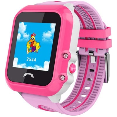 Умные часы Smart Baby Watch DF27 Pink IP67 - фото 13328