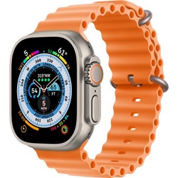 Умные часы SmartWatch S8MAX Ultra, Silver/Orange