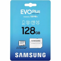 MicroSDXC 128GB Samsung EVO Plus U3 UHS-I A2 V30 4K 130MB/s