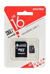 MicroSDHC 16GB SmartBuy, Class10