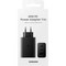 Сетевое зарядное устройство Samsung EP-T6530, 65 Вт PD 2xType-C+USB-A, черный - фото 18018