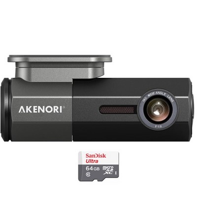 Видеорегистратор Akenori VR02, черный - фото 15564