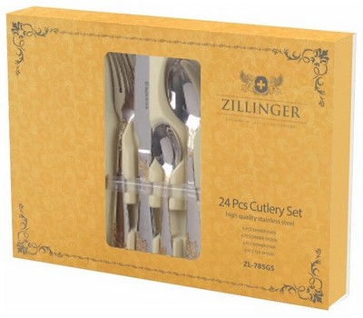 Набор столовых приборов Zillinger ZL-785GS Yana - фото 15826