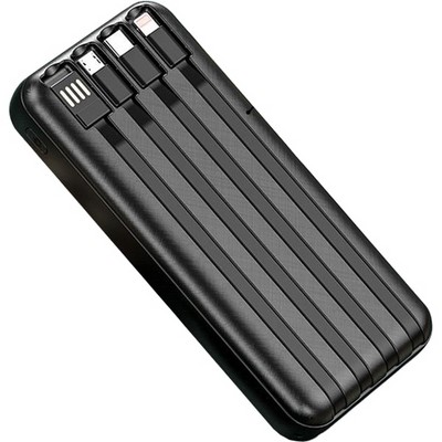 Внешний аккумулятор ISA PB-13 с функцией беспроводной зарядки 20000mAh, черный - фото 15852