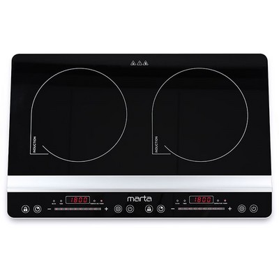 Индукционная плита MARTA MT-4212, черный - фото 16719