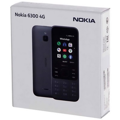 Мобильный телефон NOKIA 6300 (TA-1286) Dual SIM Global, Gray купить  недорого с доставкой по России. Описание, характеристики, отзывы, сравнение