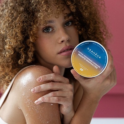 Антицеллюлитный скраб для тела композиции Манго-Маракуйя 250 мл - Seahava - фото 20535