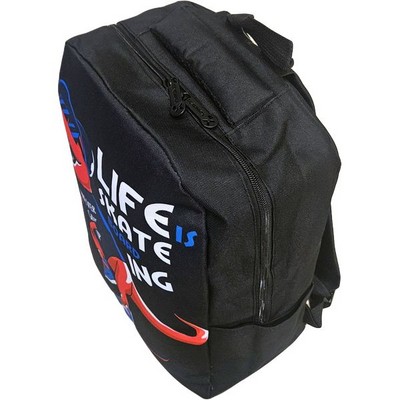 Рюкзак школьный подростковый DINO LIFE SKATE, черный - фото 20701