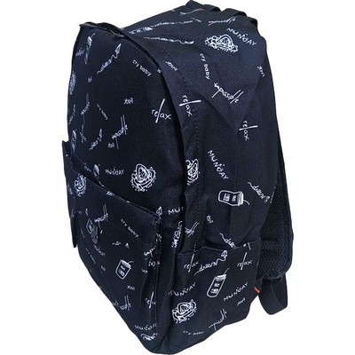 Рюкзак школьный подростковый RELAX, черный - фото 20735