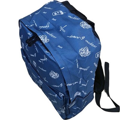 Рюкзак школьный подростковый RELAX, синий - фото 20787