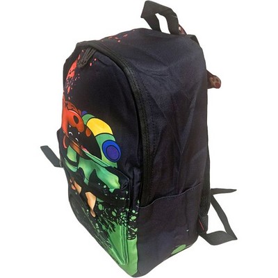 Рюкзак школьный подростковый BRAWL STARS, черный/красный - фото 20752