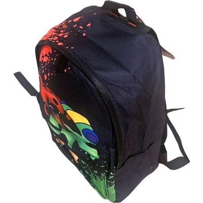 Рюкзак школьный подростковый BRAWL STARS, черный/красный - фото 20798