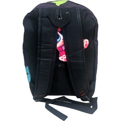 Рюкзак школьный подростковый BRAWL STARS, черный/зеленый - фото 20804