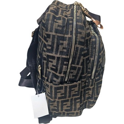 Рюкзак-сумка женская в брендовом стиле #967-1, коричневая - фото 20807