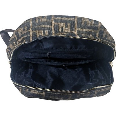 Рюкзак-сумка женская в брендовом стиле #967-1, коричневая - фото 20811