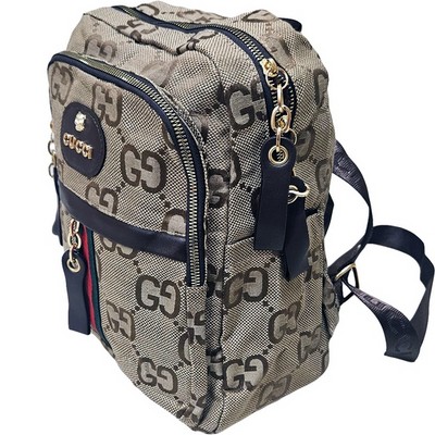 Рюкзак-сумка женская в брендовом стиле #10261, коричневая - фото 20820