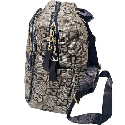 Рюкзак-сумка женская в брендовом стиле #10261, коричневая - фото 20822