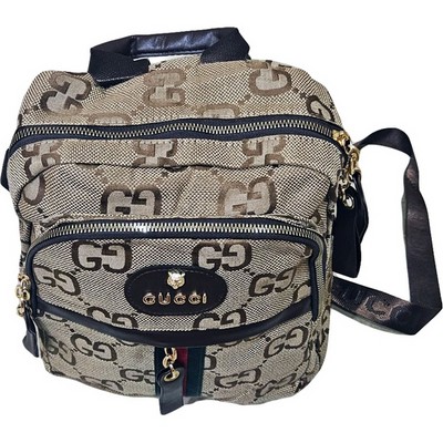 Рюкзак-сумка женская в брендовом стиле #10261, коричневая - фото 20825