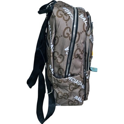 Рюкзак-сумка женская в брендовом стиле #895, светло-коричневый - фото 20836