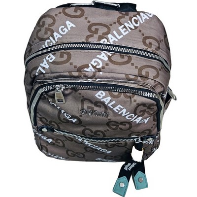 Рюкзак-сумка женская в брендовом стиле #895, светло-коричневый - фото 20838