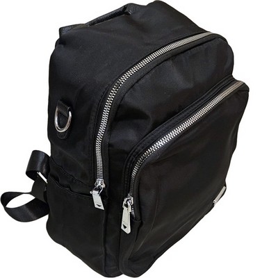 Рюкзак-сумка женская в брендовом стиле #681-5, черная - фото 20842