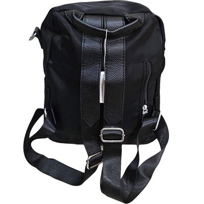 Рюкзак-сумка женская в брендовом стиле #681-5, черная - фото 20846