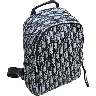 Рюкзак-сумка женская в брендовом стиле #A41, черная - фото 20856