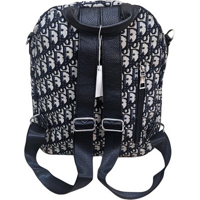 Рюкзак-сумка женская в брендовом стиле #969-3, черная - фото 20867