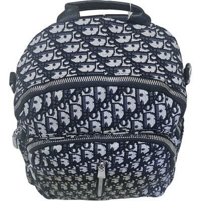 Рюкзак-сумка женская в брендовом стиле #962-1, черная - фото 20908