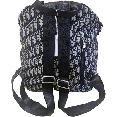 Рюкзак-сумка женская в брендовом стиле #962-1, черная - фото 20909