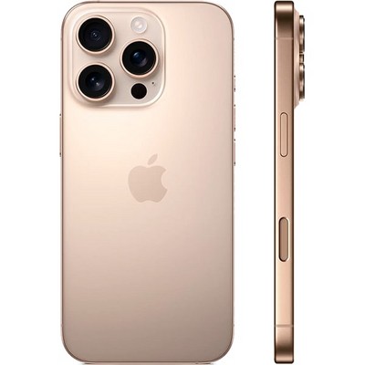 Смартфон Apple iPhone 16 Pro 512GB Desert Titanium (Пустынный титан) - фото 21289