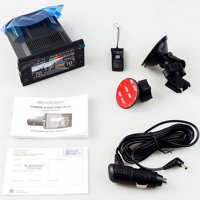 Видеорегистратор SilverStone F1 HYBRID S-BOT PRO WIFI Doppler Edition - фото 21752