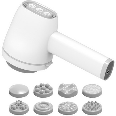 Беспроводной вибрационный массажер для тела GROMBERG, белый - фото 21800