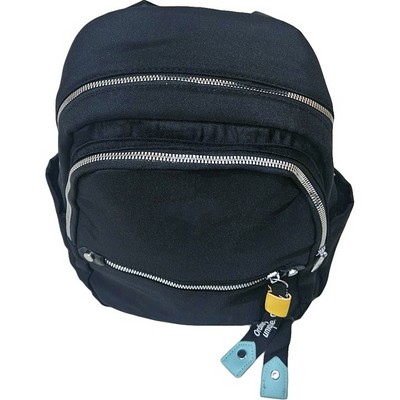 Рюкзак-сумка женская в брендовом стиле #895, черная - фото 21809