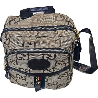 Рюкзак-сумка женская в брендовом стиле #10261, коричневая - фото 21813