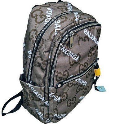 Рюкзак-сумка женская в брендовом стиле #895, светло-коричневый - фото 21823