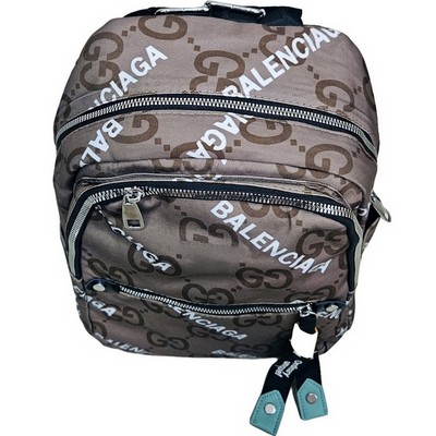 Рюкзак-сумка женская в брендовом стиле #895, светло-коричневый - фото 21826