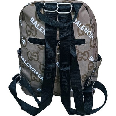 Рюкзак-сумка женская в брендовом стиле #895, светло-коричневый - фото 21827