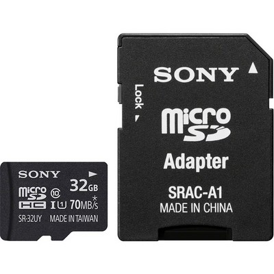 Карта памяти MicroSDHC 32GB Sony UHS-I 70MB/S HIGH SPEED - фото 21847