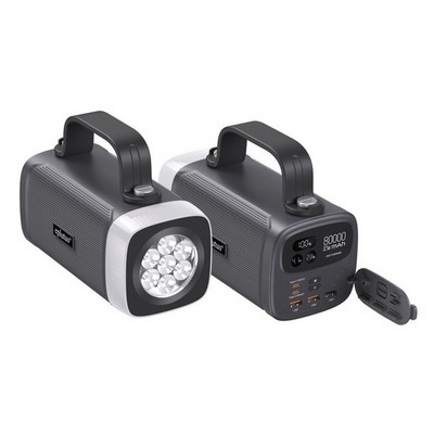 Внешний аккумулятор Eplutus EB-801Q 80000 mAh с LED фонарем, black - фото 21955