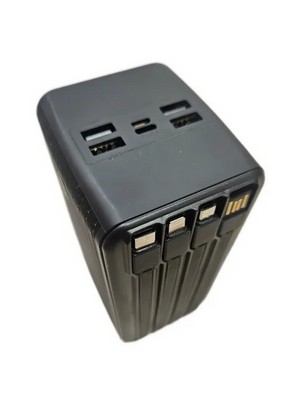 Внешний аккумулятор Hoco J270 100000 mAh с солнечной батареей, black - фото 21976