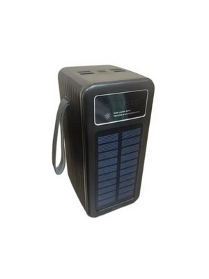 Внешний аккумулятор Hoco J270 100000 mAh с солнечной батареей, black - фото 21974