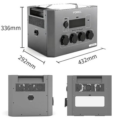 Портативная электростанция FORIEC YC2000 220V 2000Вт 686Aч - фото 22046