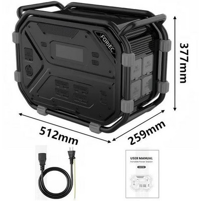 Портативная электростанция FORIEC YC2400 220V 2000Вт 819Aч - фото 22054