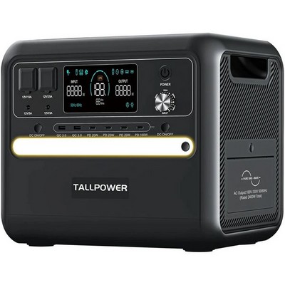 Портативная электростанция TALLPOWER V2400 LiFePO4 2400Вт/2160 Втч Черный - фото 22064
