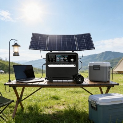 Портативная электростанция TALLPOWER V2400 LiFePO4 2400Вт/2160 Втч Черный - фото 22070